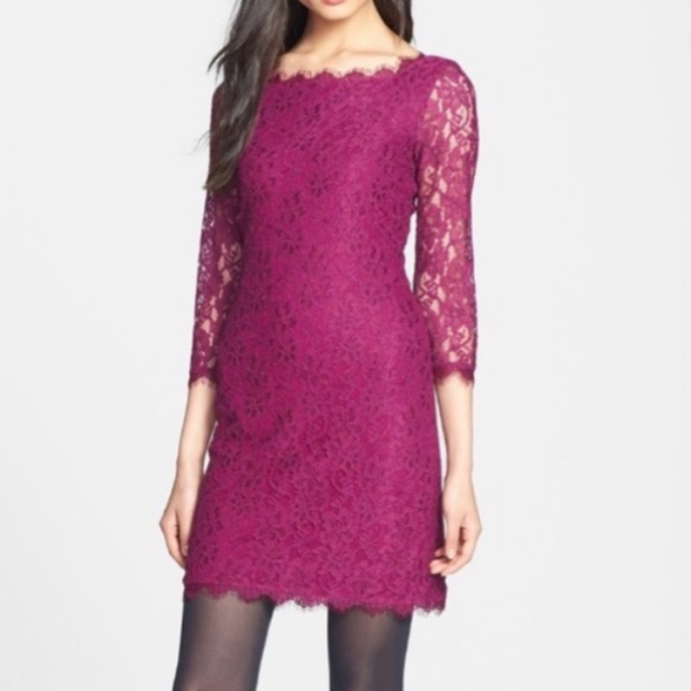 Diane Von Furstenberg Zarita lace dress